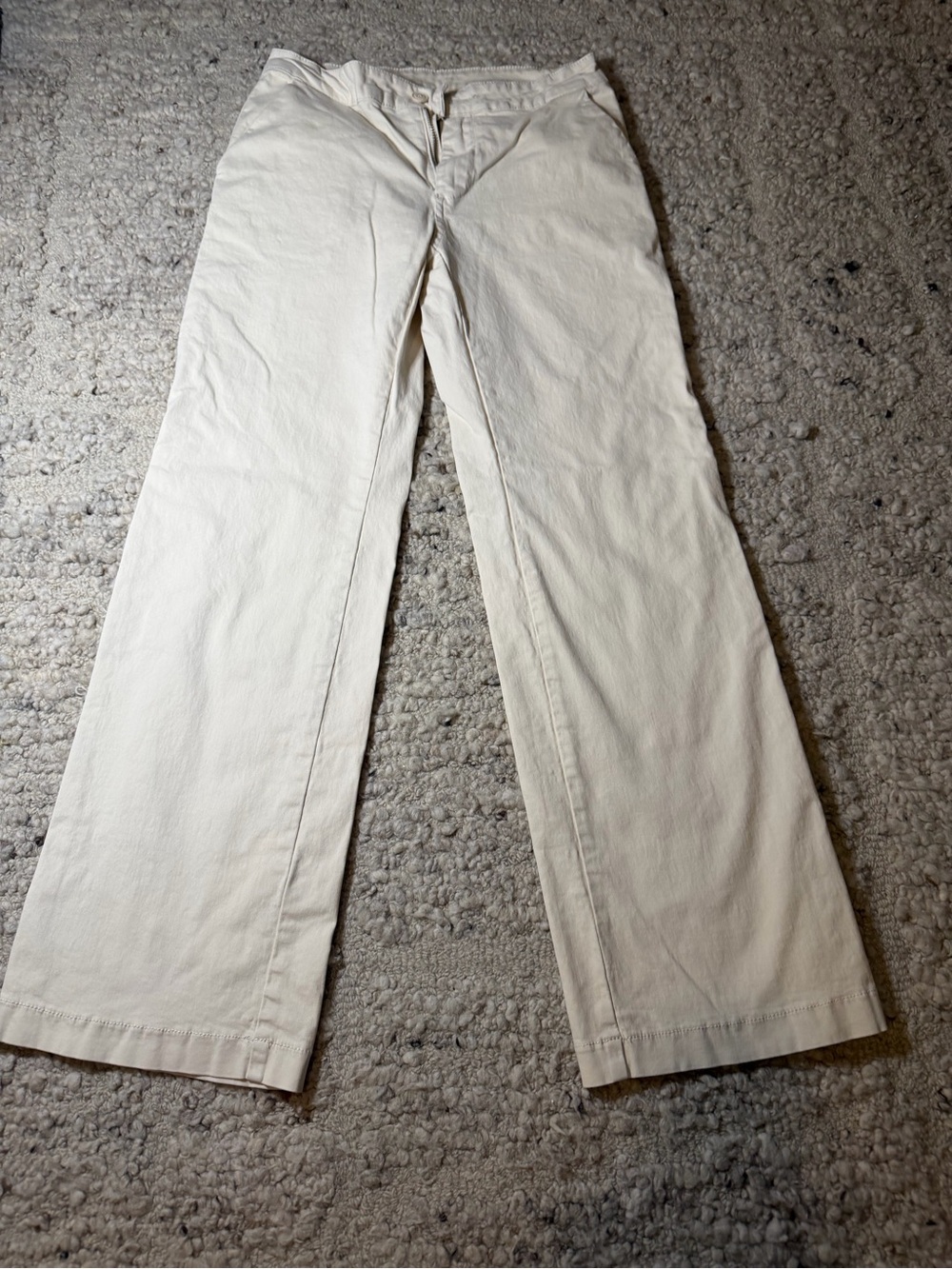 J. Galt Women's Cream Straight-Leg Pants